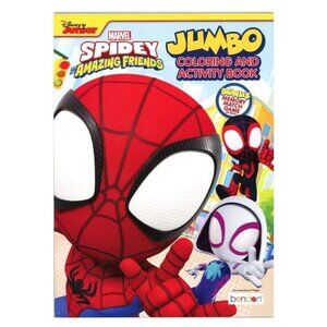 NEW, SPIDEY AND HIS AMAZING FRIENDS JUMBO COLORING AND ACTIVITY BOOK